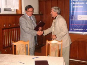 Podpisanie porozumieł z Zakładami Doskonalenia Zawodowego w Toruniu i we Włocławku 04.10.2006